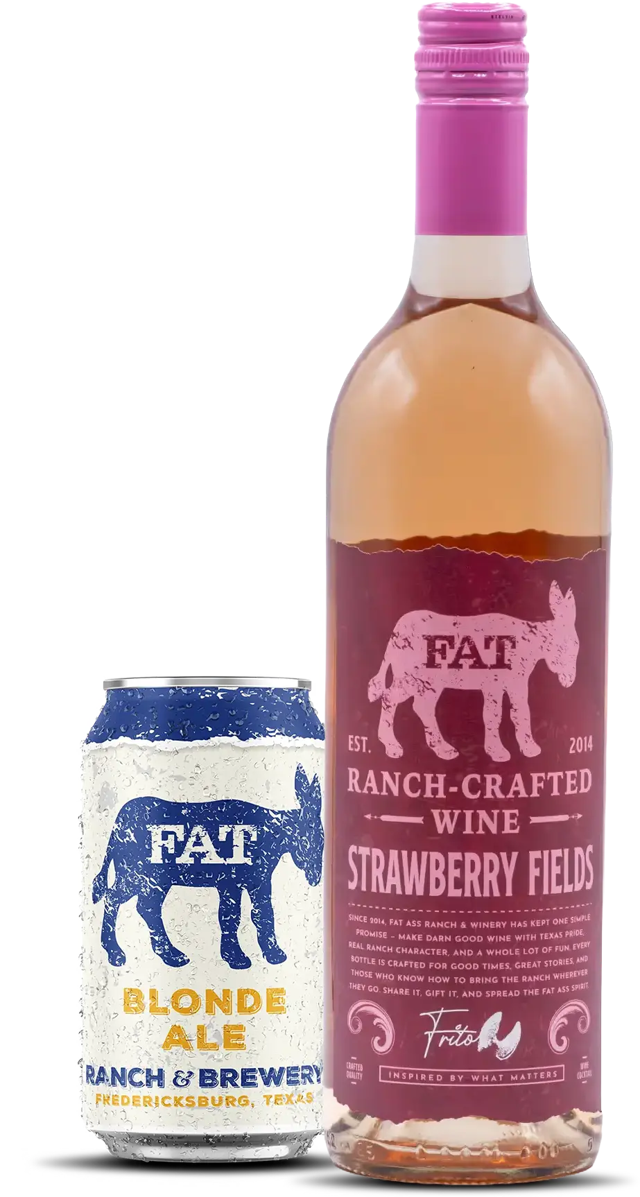 Fat Ass wine and beer