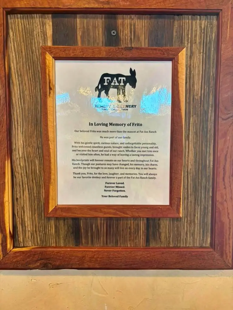 In loving memory of Frito the Fat Ass Ranch Donkey In loving memory of Frito the Fat Ass Ranch Donkey